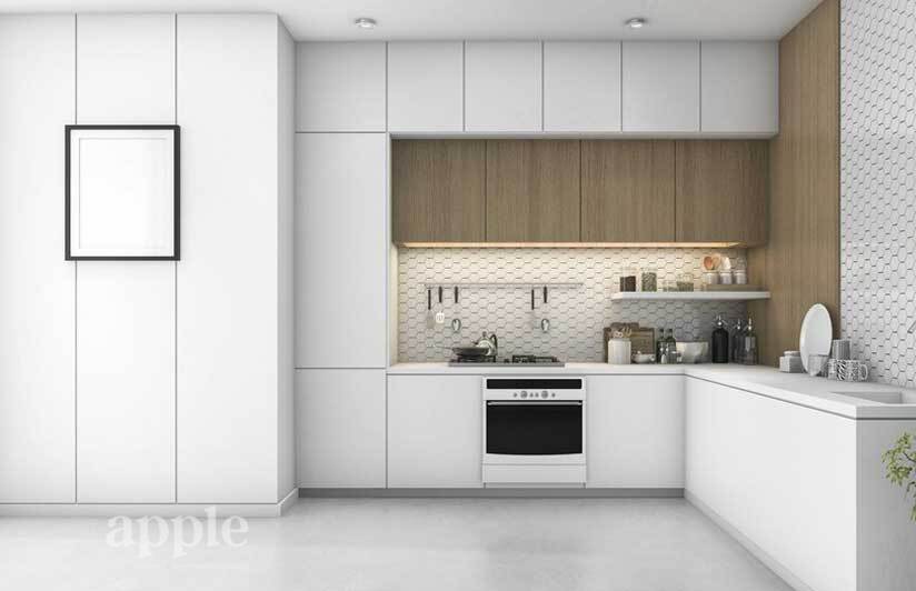 L shaped Kitchen